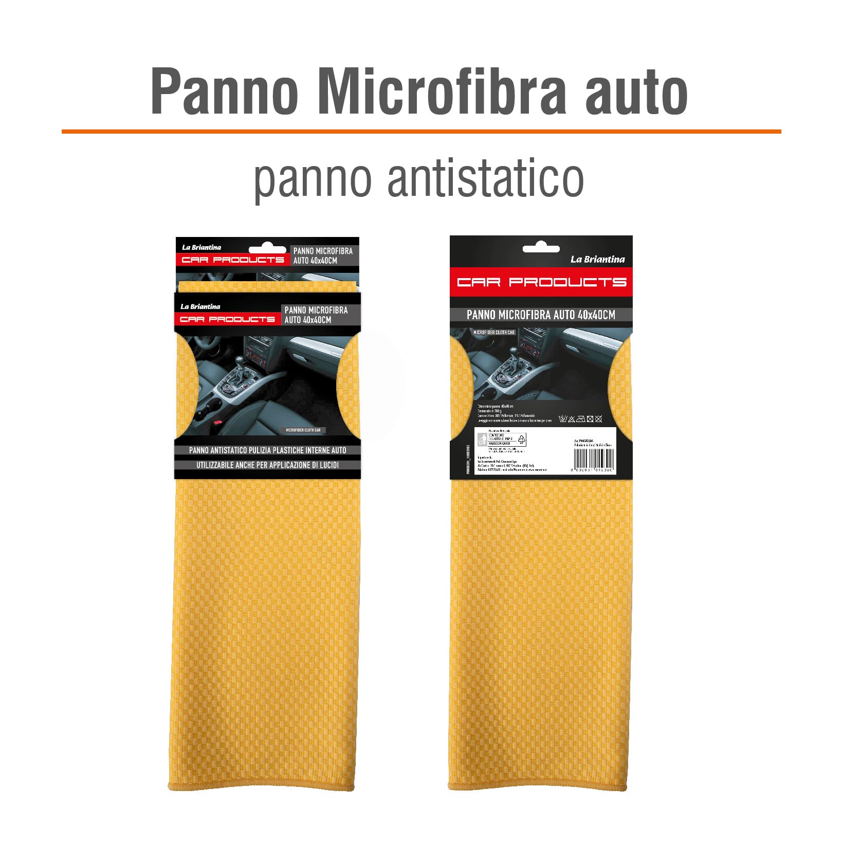 PANNO MICROFIBRA AUTO DOPPIA TRAMA