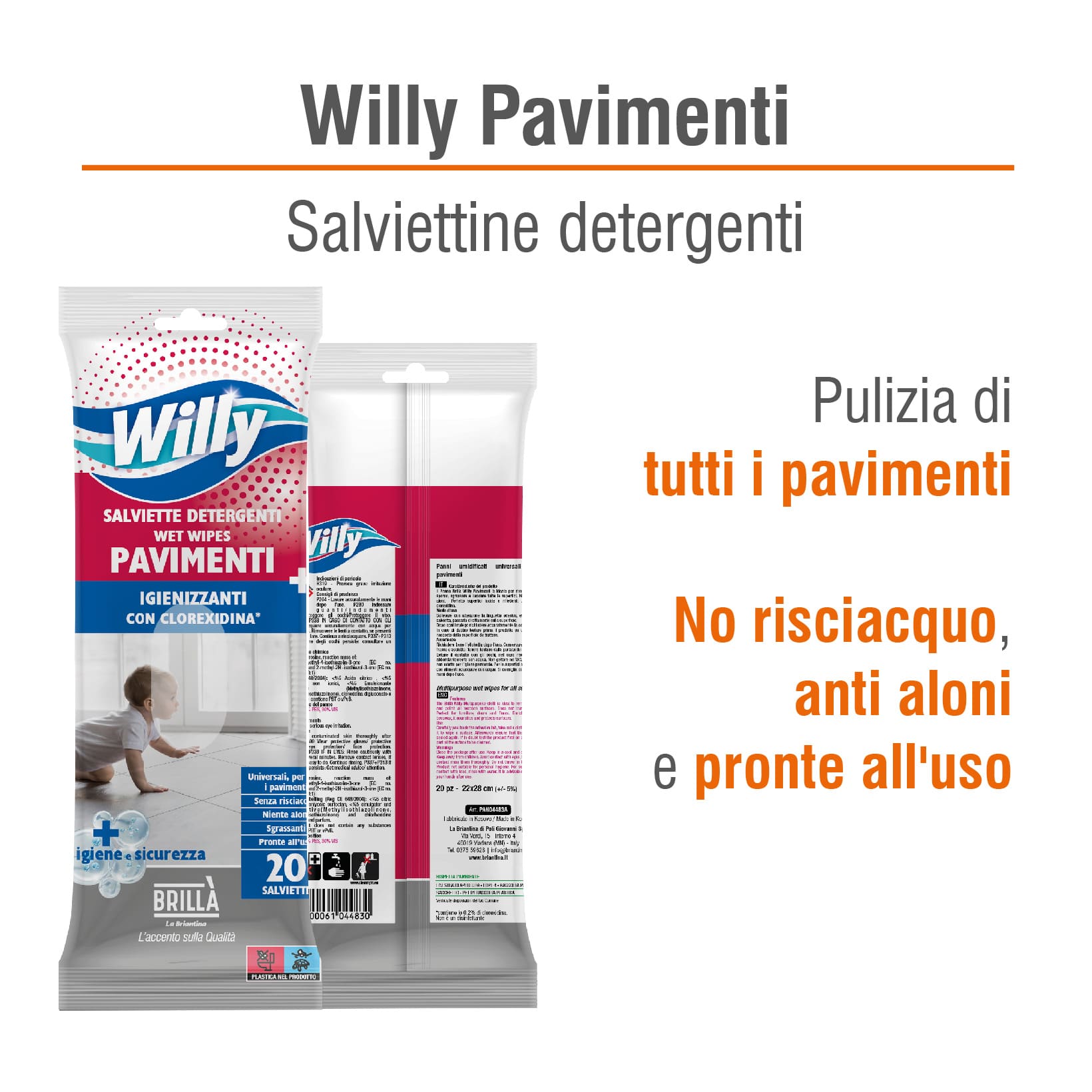 3 CONFEZIONI DI VELINE UMIDIFICATE PAVIMENTI: 60 VELINE