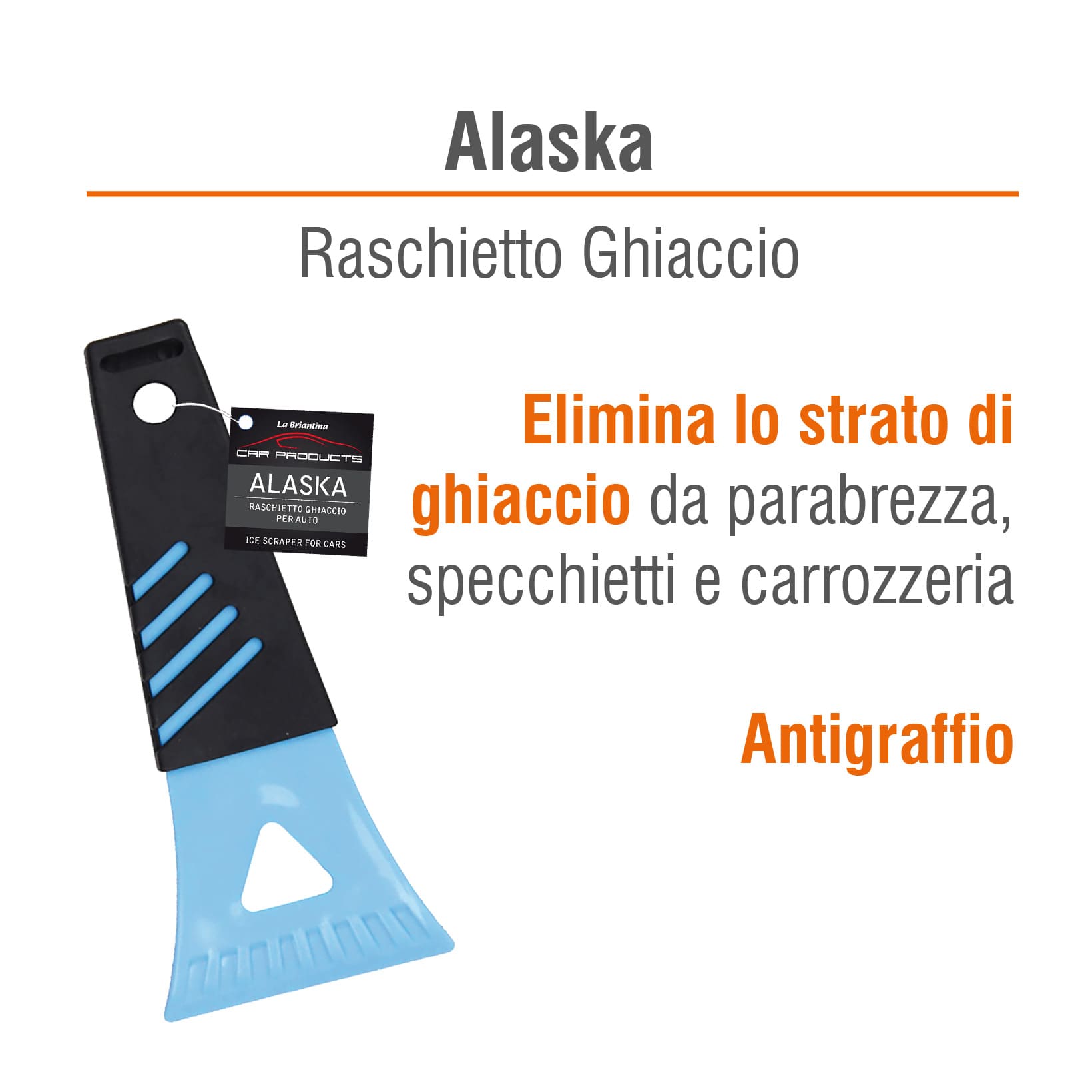 RASCHIETTO GHIACCIO PER AUTO