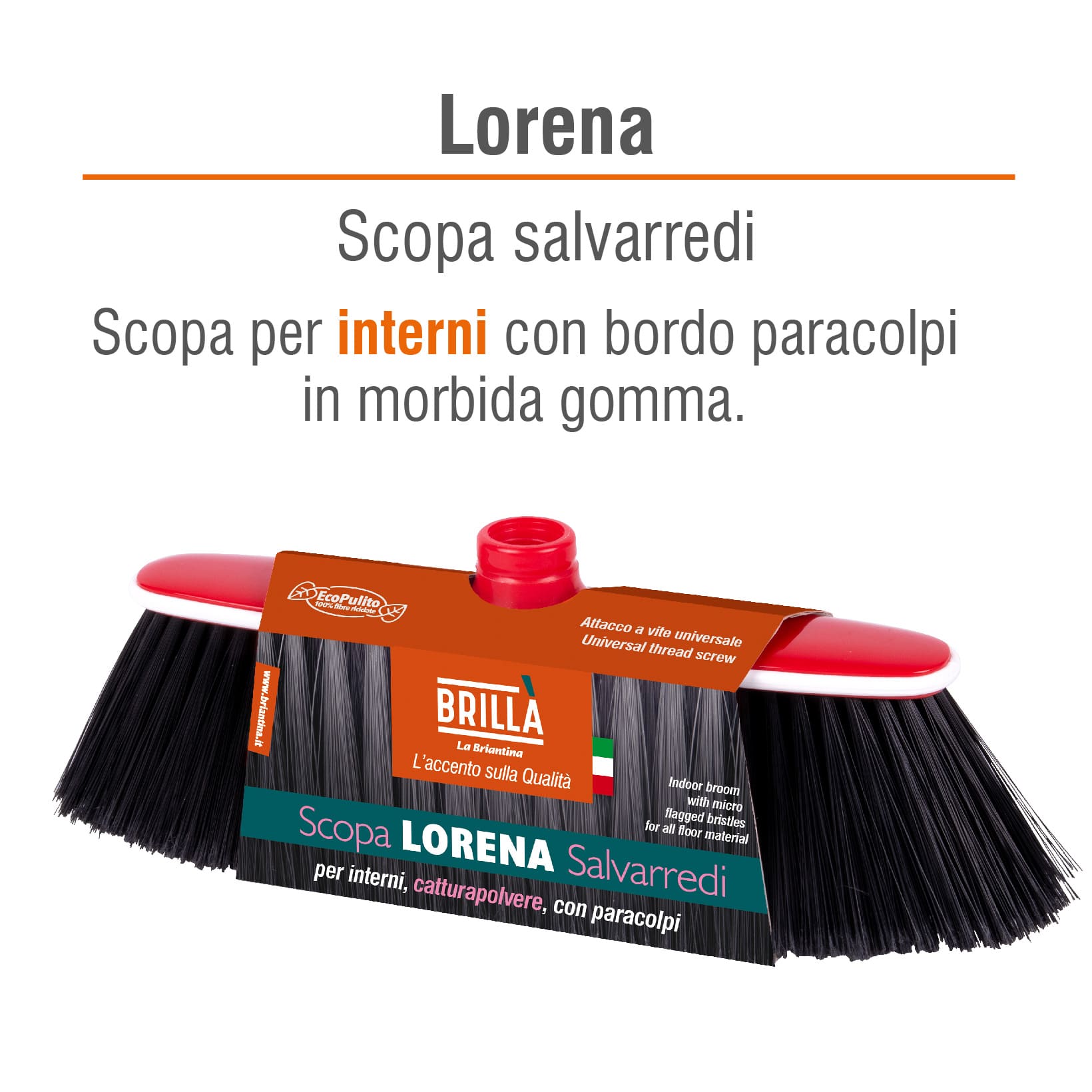 SCOPA LORENA CON PARACOLPI