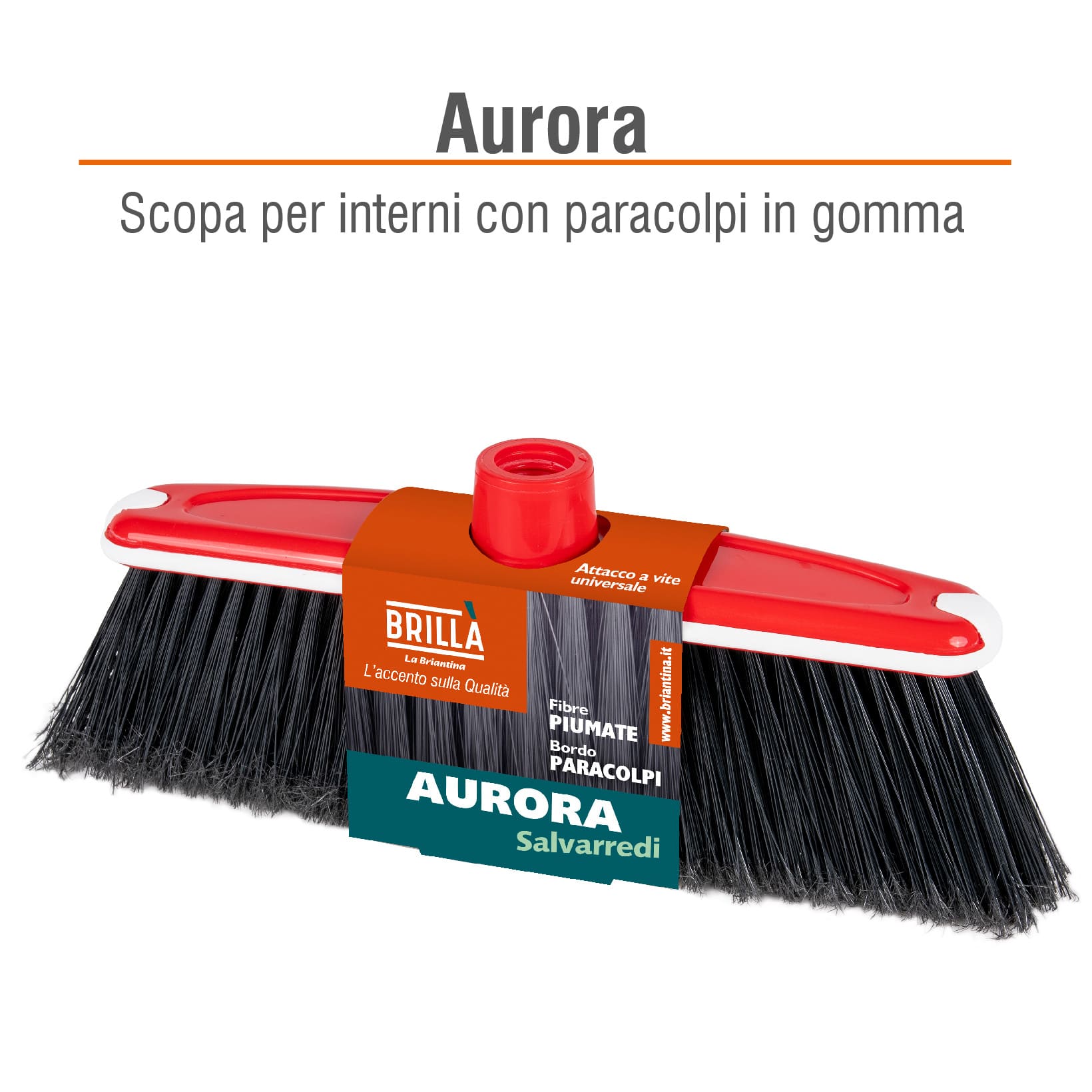 SCOPA AURORA CON PARACOLPI