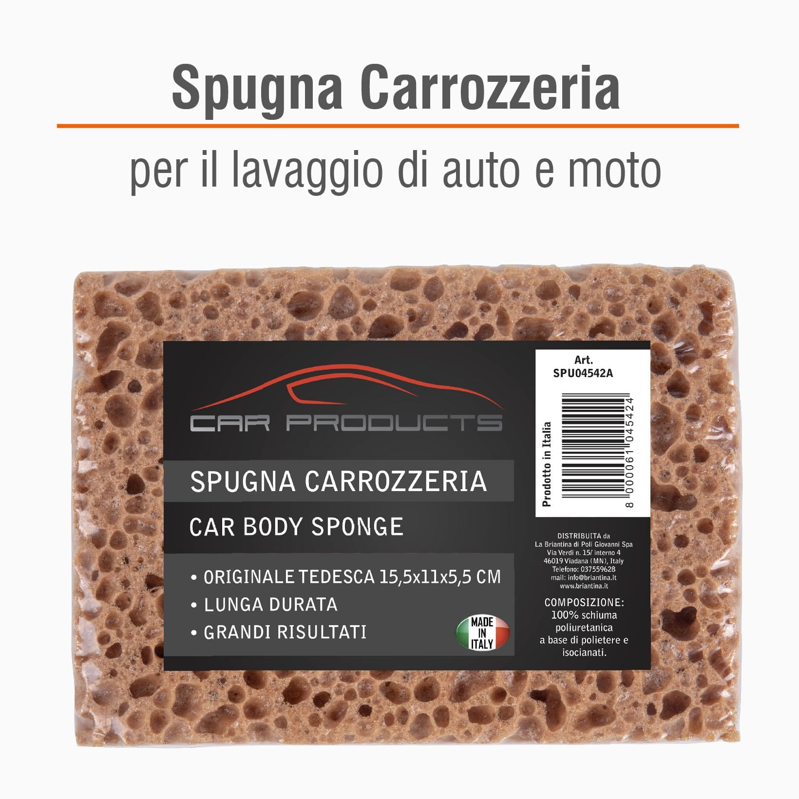 SPUGNA PER CARROZZERIA ORIGINALE TEDESCA